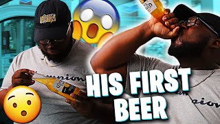 AARON TRIES ALCOHOL FOR THE FIRST TIME! - [InternetCity Vlogs]