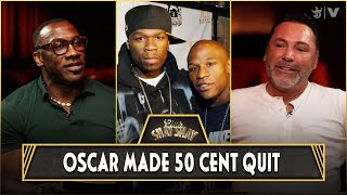 50 Cent vs Floyd Mayweather \u0026 Oscar De La Hoya Making 50 Cent Quit The Boxing Business