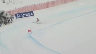 Alpine Skiing - 2006 - Men's Super G Combined - Sporn crash in Reiteralm