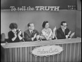 To Tell the Truth aired Nov 28, 1960