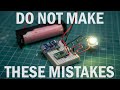 DON'T make an LED flashlight like this