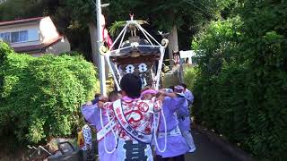 平成２９年　茅ヶ崎市甘沼　八幡大神例大祭　神輿 社頭発輿