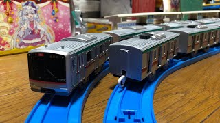 【改造】プラレールで東急田園都市線5000系 6ドア組み込み編成を作ってみた！！！ Plarail Tokyu Denentoshi Line 5000 series 6-door car