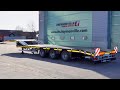 MAX Trailer - MAX100 extendable semi-trailer with 3 axles & removable ramps