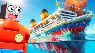 We Sank a LEGO Cruise Ship in NEW Modded Maps in Brick Rigs!