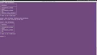 MySQL Tutorial - Drop Database Command - Delete Database using PHPMyAdmin VSCode & MySQL-Client