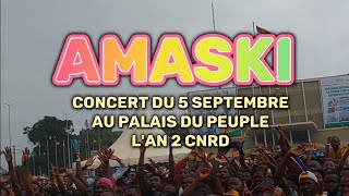 AMASKI sur scène 5 septembre 2023 l'esplanade ( palais du peuple ) 🇬🇳