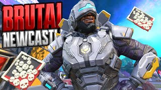 BRUTAL Newcastle 24 KILLS and 6,200 Damage Apex Legends Gameplay