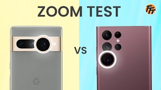 Pixel 7 Pro vs Galaxy S22 Ultra Camera Zoom Test! #Shorts