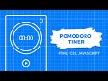 Building a Pomodoro Timer From Scratch | HTML, CSS, JavaScript Project