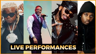 Tazama DIAMOND,ALIKIBA,HARMONIZE na RAYVANNY wakitumbuiza LIVE jukwaani na Band,nani ni mkali zaidi