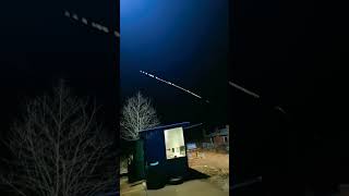 Elon Musk's Starlink satellite stunning view from India and China Border 🛰️📡
