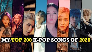 My Top 200 K-Pop Songs of 2020