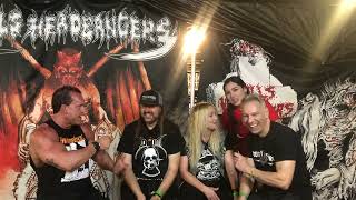 Haemorrhage interview with all 3 original members at MDF 2024 with J-dawg of Hells Headbangers