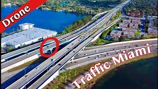 Miami's Daily Traffic 826 SW 40 St by Drone