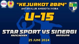 KEJURKOT IVOBA 2024 PUTRA U-15 || S2R vs SINERGI