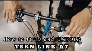 HOW TO FOLD and UNFOLD TERN LINK A7 | TERN LINK FOLDING BIKE