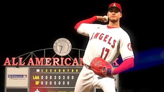 MLB The Show 大谷 翔平 選手 投球数制限 ジャイアンツ オープン戦 #5 Shohei Ohtani Angels vs Giants 1080p60