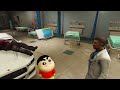 giant megalodon attacks los santos u0026 trying to kill franklin u0026 shin chan in gta 5 in telugu