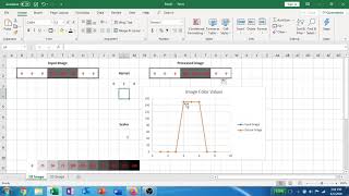 1D Image Processing in Excel