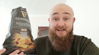 Guinness Burts Thick Cut Hand Cooked Potato Crisps-- Snack Tube