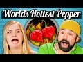 WORLD'S HOTTEST PEPPER CHALLENGE! - TEENS/ADULTS vs. FOOD