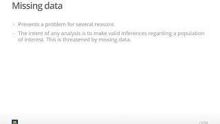 10-2 Machine Learning and Missing Data - The Missing Data Problem In a Nutshell