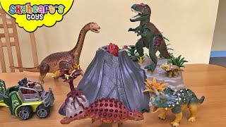 PLAYMOBIL DINOSAURS Collection! T-Rex Volcano Ankylosaurus Jurassic world dino toys kids