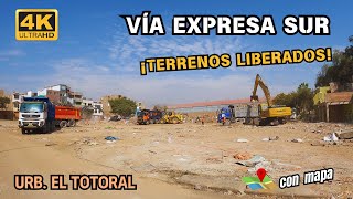 Nueva demolición en El Totoral | Vía Expresa Sur | Lima Perú 4K