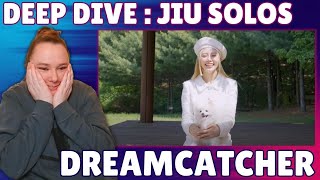 DREAMCATCHER REACTION DEEP DIVE - JiU Solo/Covers: Cherry, Honesty, I Love You 3000, Event Horizon