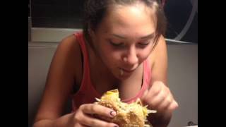 Girl eating burger 7