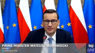 Morawiecki on problems of German reliance on Russian energy