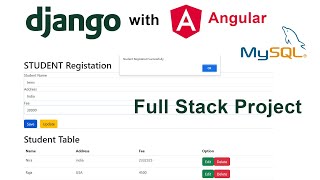 Build AMAZING Full Stack Apps with Django and Angular