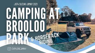 CAMPING AT BROOLOO PARK WITH THE SUZUKI JIMNY!