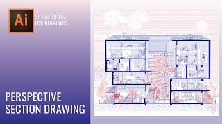 Perspective Section Drawing Tutorial | Adobe Illustrator