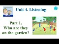 MOVERS| English for kids or beginners | Unit 3. Listening