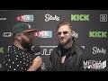 amadeusz ferrari confronting ksi at press conference preparing for next fight msuk