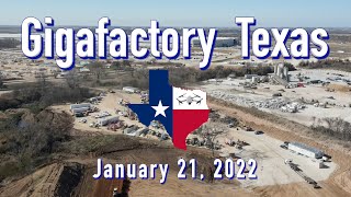 Tesla Gigafactory Texas  1/21/2022  (10:05AM)  EQUIPMENT IN TRASH OUT