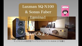 Luxman真空管SQ-N100で Sonus Faber Lumina1を聴いてみよう