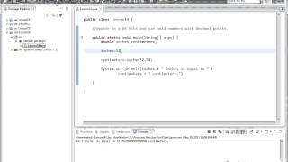 Mastering Java Programming(Section 14 -Declaring and Using Floating Point Variables)