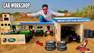 I Build RC Super Car \u0026 Tractor Workshop Garage - Chatpat toy TV