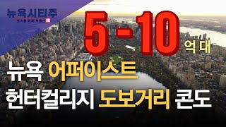 뉴욕 어퍼 이스트 사이드 10억 미만 콘도, 헌터칼리지 도보거리 아파트 모음, 뉴욕 맨해튼 한인 부동산