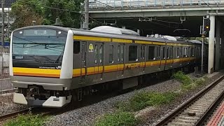 E233系8000番台N34編成TK出場回送新川崎駅通過