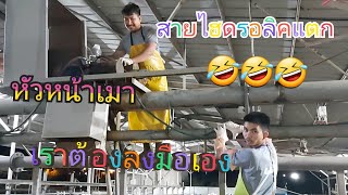 สายไฮดรอลิคแตก หัวหน้าก็เมา ได้ทำเองซะแล้ว มาถึงจุดนี้ได้ไงวะ #แรงงานไทยในอิสราเอล