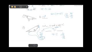 Missing Angles and Sides- Triangles and Quadrilaterals