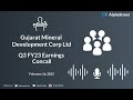 Gujarat Mineral Development Corporation Ltd Q3 FY23 Earnings Concall