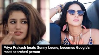 Priya prakash beats sunny Leone || Oru adaar love new viral video || Internet viral girl