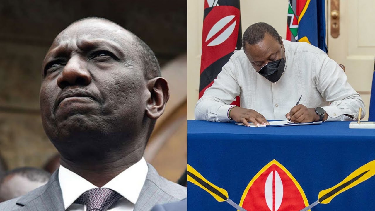 DP RUTO'S BIG LOSS AS PRESIDENT UHURU SIGNS INTO LAW THE POLITICAL ...