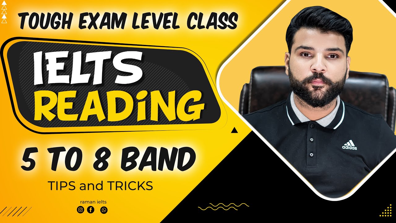 IELTS Reading Fill In The Blanks II Tough Exam Level Class II 9 Band ...