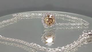 MJW Jewelry Display: Champaign Moissanite Set